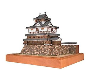 【中古】ウッディジョー 1/150 岩国城 木製模型 組立キット