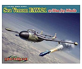 【中古】（非常に良い）サイバーホビー 1/72 イギリス海軍 全天候艦上戦闘機 シーベノム FAW.21 w/ブルー・ジェイミサイル プラモデル