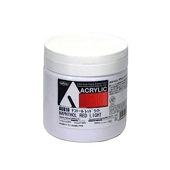 樂天商城 - 【中古】（非常に良い）ホルベイン アクリリック カラー［ヘビーボディ］ ナフトールレッドライト AU810 330ml 016810