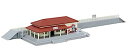 【中古】(非常に良い)ロクハン Zゲージ S047-2 駅舎セット 赤