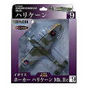 【中古】(非常に良い)童友社 1/72 イギリス軍 ホーカーハリケーンMk.2c 塗装済み完成品 No.9