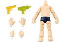 【中古】キューポッシュえくすとら スクール水着ボディ 男の子 ノンスケール PVC製 塗装済み可動フィギュア