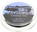 【中古】(非常に良い)インフィニモデル ファインエアロリギング 0.082mm×45m 黒色 1/48用 プラモデル用パーツ IR4800