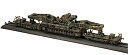 【中古】ハセガワ 1/72 ドイツ陸軍 60cm 自走臼砲 カール 量産型 w/運搬貨車 プラモデル MT57