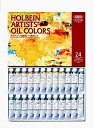 【中古】(非常に良い)ホルベイン 油絵具 10ml H915 24色セット 915