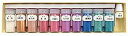 【中古】吉祥 日本画用絵具 粉末絵具 光彩色10色セット
