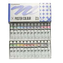 【中古】(非常に良い)ニッカー 水彩絵具 ポスターカラー 24色セット 20ml(6号)