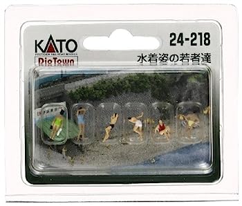 【中古】 非常に良い KATO Nゲージ 水着姿の若者たち 24-218 ジオラマ用品