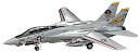 【中古】(非常に良い)ハセガワ 1/48 アメリカ海軍 F-14A トムキャット プラモデル PT46