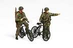 【中古】タミヤ 1/35 ミリタリーミニチュアシリーズ No.333 イギリス陸軍 空挺兵自転車セット プラモデル 35333