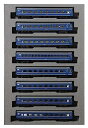 【中古】KATO Nゲージ 24系 寝台特急 あさかぜ 金帯 増結 8両セット 10-1178 鉄道模型 客車