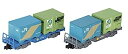 【中古】(非常に良い)Bトレインショーティー コキ100系 コンテナ貨車 コキ106形 (貨車2両入り) プラモデル