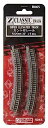 【中古】(非常に良い)ロクハン Zゲージ R065 カント付レール R220-30° (6本入り)