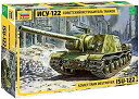 【中古】ズベズダ 1/35 ISU-122 ソビエト自走砲 プラモデル