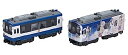 【中古】(非常に良い)Bトレインショーティー のと鉄道「花咲くいろは」ラッピング車 (NT201) (気動車2両入り) プラモデル