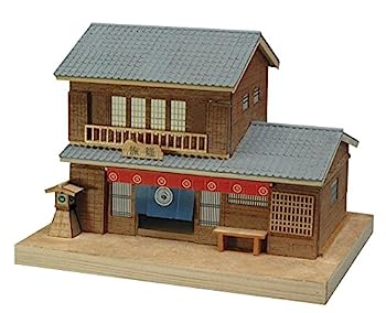 【中古】（非常に良い）ウッディジョー ミニ建築シリーズ No.4 旅籠 木製模型