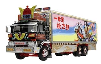 【中古】（非常に良い）青島文化教材社 1/32 トラック野郎シリーズ No.4 一番星 男一匹桃次郎 プラモデル