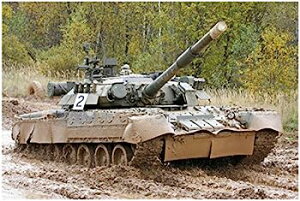 【中古】トランペッター 1/35 ロシア連邦軍 T-80U主力戦車 プラモデル 09525