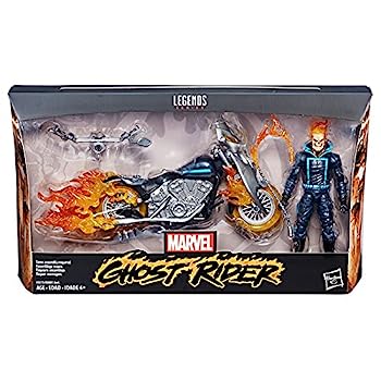 【中古】『マーベル・コミック』 ハズブロ アクションフィギュア 6インチ「レジェンド」ゴーストライダー＆ヘルバイク