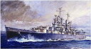 【中古】ピットロード 1/700 スカイウェーブシリーズ アメリカ海軍 軽巡洋艦 CL-55 クリーブランド プラモデル W208