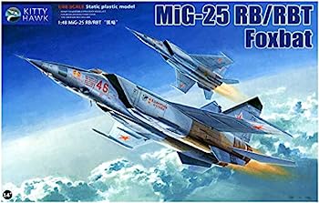 【中古】キティホークモデル 1/48 ソビエト空軍 MiG-25 RB/RBS フォックスバット プラモデル KITKH80113