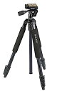 【中古】(非常に良い)SLIK 三脚 スプリント PRO II 3WAY BK N 4段 旅行用三脚 106518