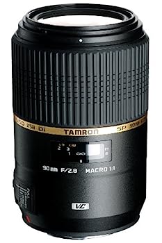 【中古】TAMRON 単焦点マクロレンズ SP 90mm F2.8 Di MACRO 1:1 VC USD キヤノン用 フルサイズ対応 F004E