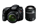 【中古】(非常に良い)SONY ミラーレス一眼 α65 ダブルズームレンズキット DT 18-55mm F3.5-5.6 SAM II+DT 55-200mm ...