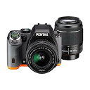 【中古】(非常に良い)PENTAX デジタル一眼レフ PENTAX K-S2 ダブルズームキット (ブラック×オレンジ) PENTAX K-S2 WZOOMKI...