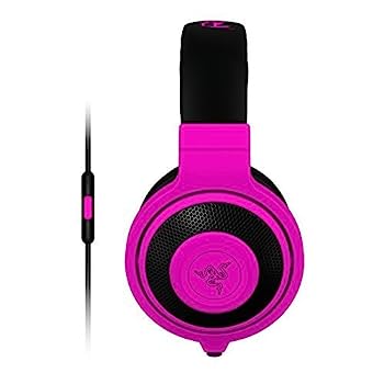 【中古】Razer Kraken Mobile Analog Music & Gaming Headset-Neon Purple