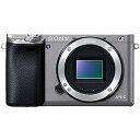【中古】ソニー ミラーレス一眼 α6000 ボディ グラファイトグレー ILCE-6000 H