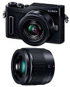 【中古】(非常に良い)パナソニック ミラーレス一眼カメラ ルミックス GF10 ダブルレンズキット 標準ズームレンズ/単焦点レンズ付属 ブラック DC-GF10...