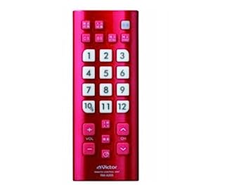 【中古】（非常に良い）JVCケンウッド ビクター テレビ用リモートコントローラー レッド RM-A205-R
