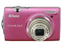 【中古】Nikon デジタルカメラ COOLPIX (クールピクス) S5100 ホットピンク S5100PK 1220万画素 光学5倍ズーム 広角28mm 2...