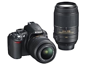 【中古】（非常に良い）Nikon デジタル一眼レフカメラ D3100 ダブルズームキット D3100WZ
