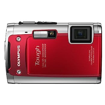 【中古】OLYMPUS 防水デジタルカメラ TOUGH TG-610 レッド 5m防水 1.5m耐落下衝撃 -10℃耐低温 1400万画素 3Dフォト機能 Eye-Fiカード対応 TG-610 RED