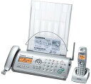 【中古】(非常に良い)パナソニック おたっくす デジタルコードレスFAX 子機1台付き シルバー KX-PW503DL-S