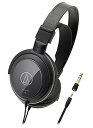 【中古】(非常に良い)audio-technica ダイナミックヘッドホン ATH-AVC300 ブラック