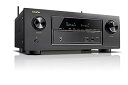 【中古】(非常に良い)Denon AVレシーバー 7.2ch Dolby Atmos DTS:X HDCP2.2 5.6 MHz DSD & ハイレゾ対応 ブラ...