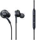 【中古】（非常に良い）Samsung ブラック AKG イヤホン ヘッドホン ヘッドセット ハンズフリー Samsung Galaxy S8 S8 用 バルクパッケージ