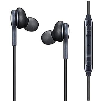 【中古】(非常に良い)イヤホン ブラック Samsung Galaxy S8 & S8 Plus+ Samsung AKG EO-IG955用
