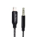 【中古】(非常に良い)SKW 3.5mm 変換ケーブル「MFi認定」イヤホン iPhone 変換ケーブル Lightning to AUX 高耐久性ナイロン編み...