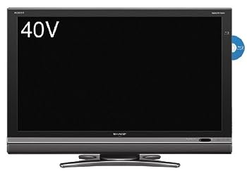 【中古】（非常に良い）シャープ 40V型 液晶 テレビ AQUOS LC-40DX2-B フルハイビジョン ブルーレイレコーダー内蔵 2009年モデル