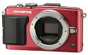 【中古】（非常に良い）OLYMPUS ミラーレス一眼 PEN Lite E-PL6 ボディ レッド E-PL6 BODY RED