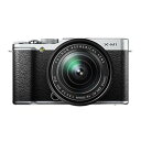 【中古】（非常に良い）FUJIFILM ミラーレス一眼 X-M1 レンズキット シルバー F X-M1S/1650KIT