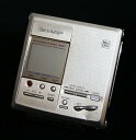 【中古】(非常に良い)SHARP シャープ MD-MT831-S シルバー ポータブルMDレコーダー (小型MDプレイヤー/再生/録音)