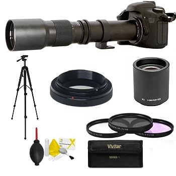 【中古】（非常に良い）プロフェッショナルHD 500-1000MM 望遠鏡 望遠レンズ NIKON D3000 D3100 D3200 D3300 D3400 D5000 D5100 D5200 D5300 D5400 D5500 D5600 D40 D60