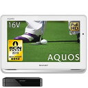 【中古】(非常に良い)シャープ 16V型 液晶 テレビ AQUOS 2T-C16AP-W フルハイビジョン 防水&ワイヤレス設計 ホワイト 2018年モデル(2)