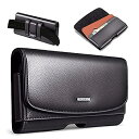 【中古】(非常に良い)nuoku iPhone Xs Max Holster iPhone XR ベルト ポーチ クリップ ホルスター ID Card付き Ap...
