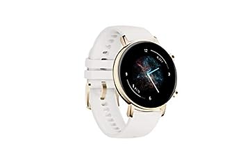 【中古】（非常に良い）HUAWEI(ファーウェイ) Watch GT2 42mm スマートウォッチ 血中酸素レベル測定 GPSみちびき対応 フロスティーホワイト 「日本店品」